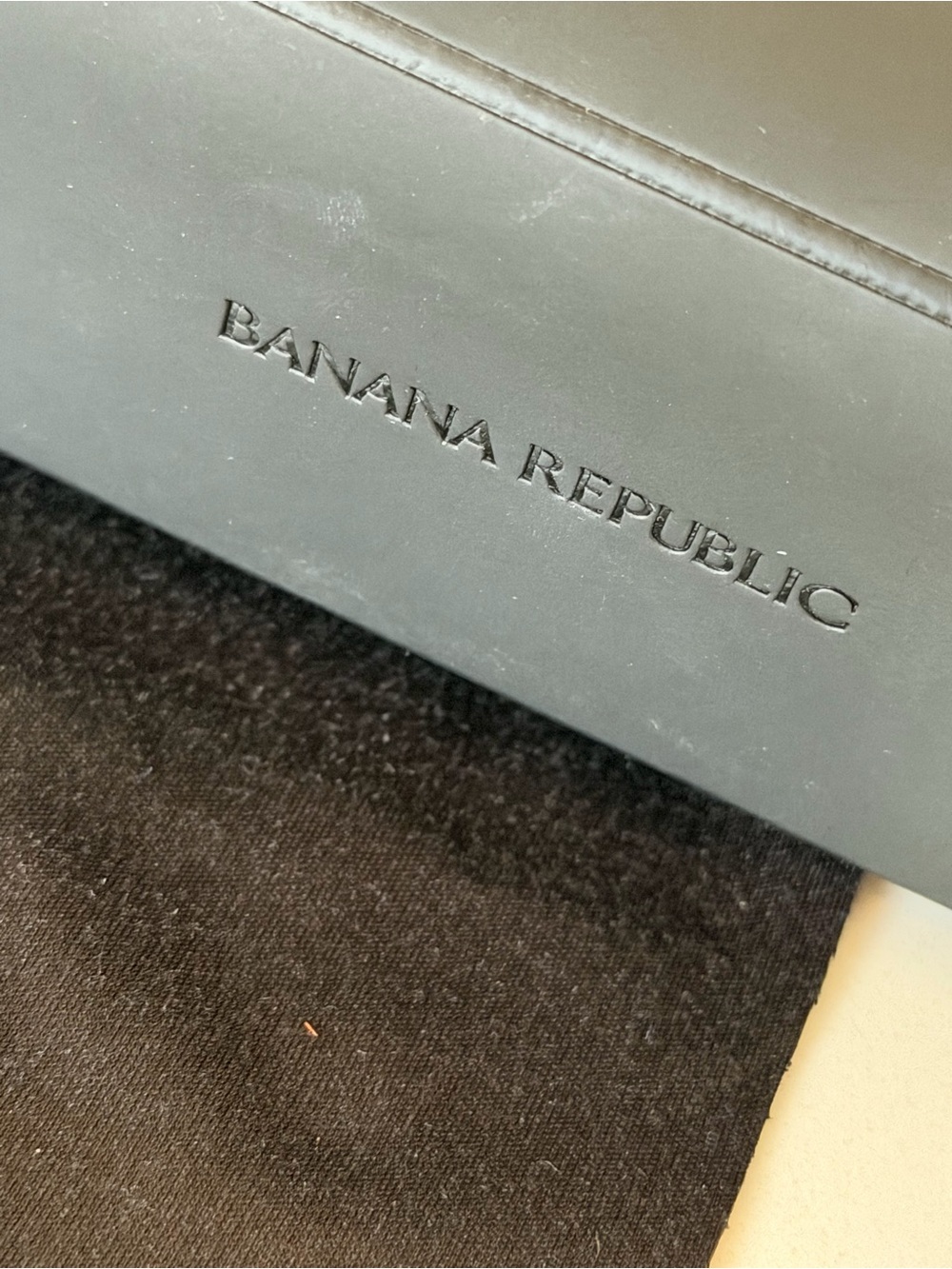 Banana Republic Black Sunglasses with Gradient Gray Lenses - Picture 3 of 4